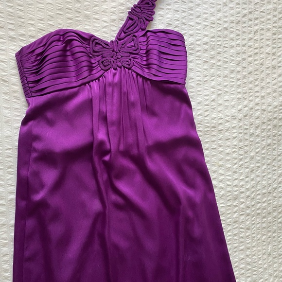 BCBG Maxazria one shoulder maxi dress - Picture 1 of 6